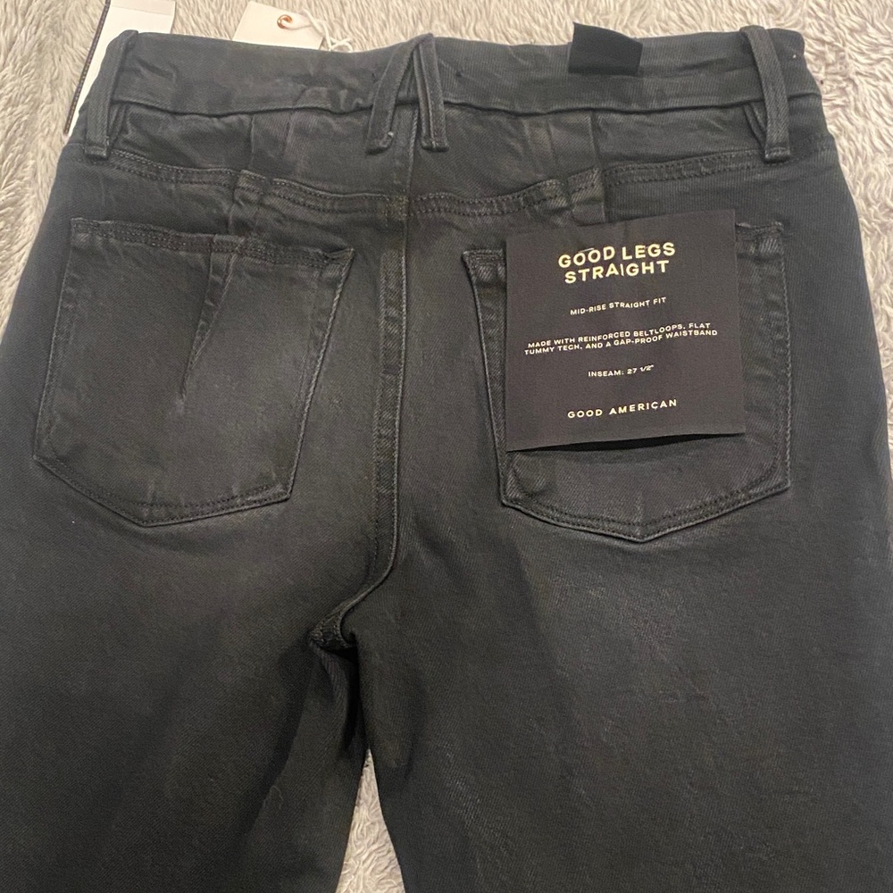 Good American Good Legs Straight Jeans